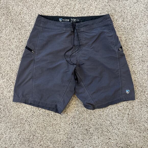 Kuhl Shorts Mens 34 Adult Pockets Swimwear Surfer Casual Swim Trunks - Picture 1 of 5